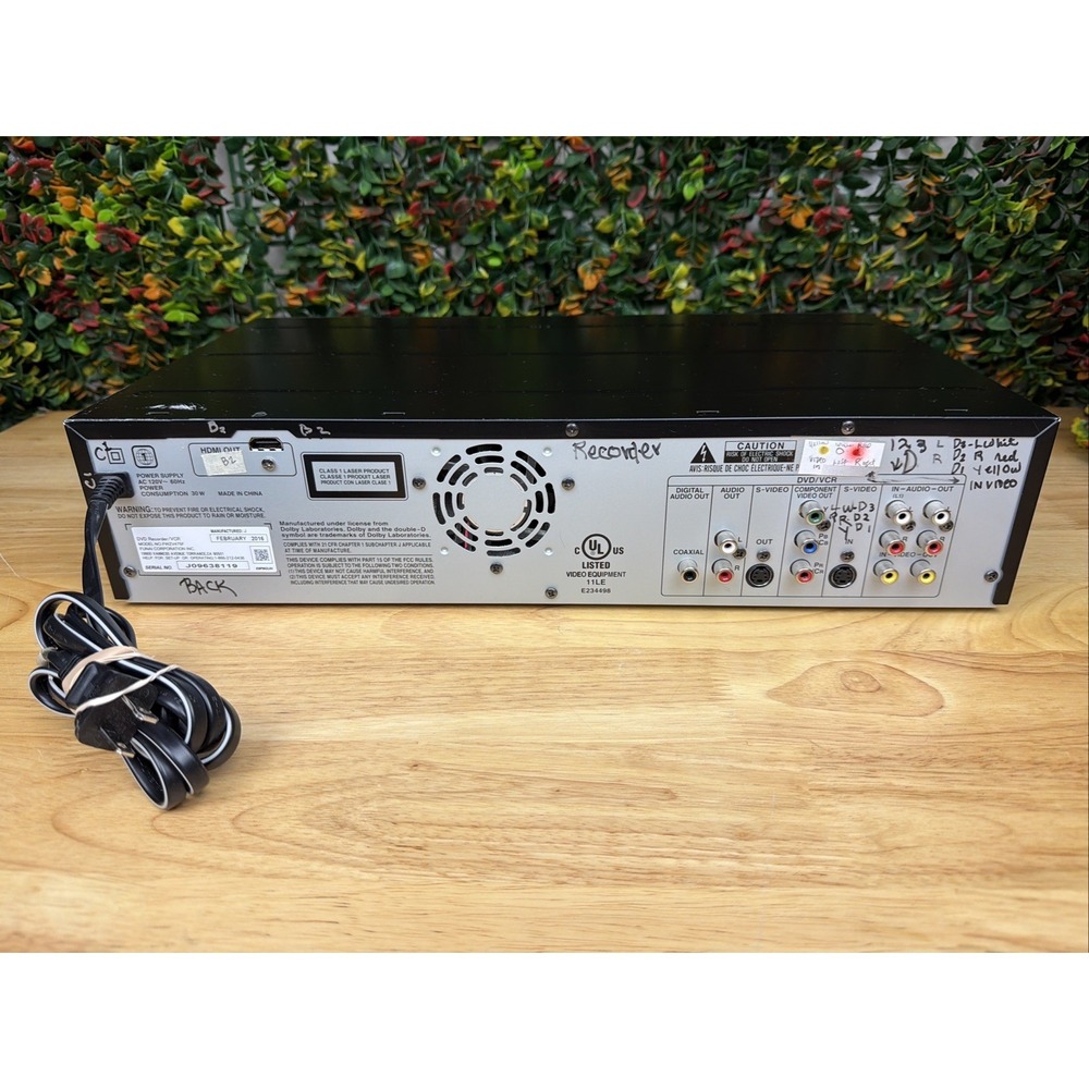 Sanyo Funai FWZV475F HDMI DVD Recorder/Player VCR Dubbing Combo W/Remote- Tested - Picture 6 of 9